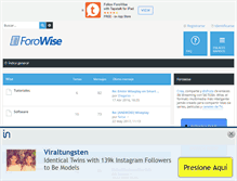 Tablet Screenshot of forowise.com